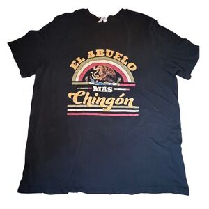 El Abuelo Mas Chingon Graphic T Shirt‎ Black 3XL